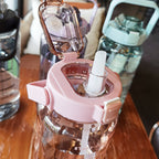 2L Large Capacity Portable Water Bottle – Japanese Style Reusable Plastic Cup for Outdoor, Gym & Daily Use