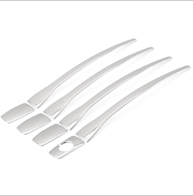 Car Door Handle Stickers – 4PCS Stainless Steel Protective Trim for Car Handles