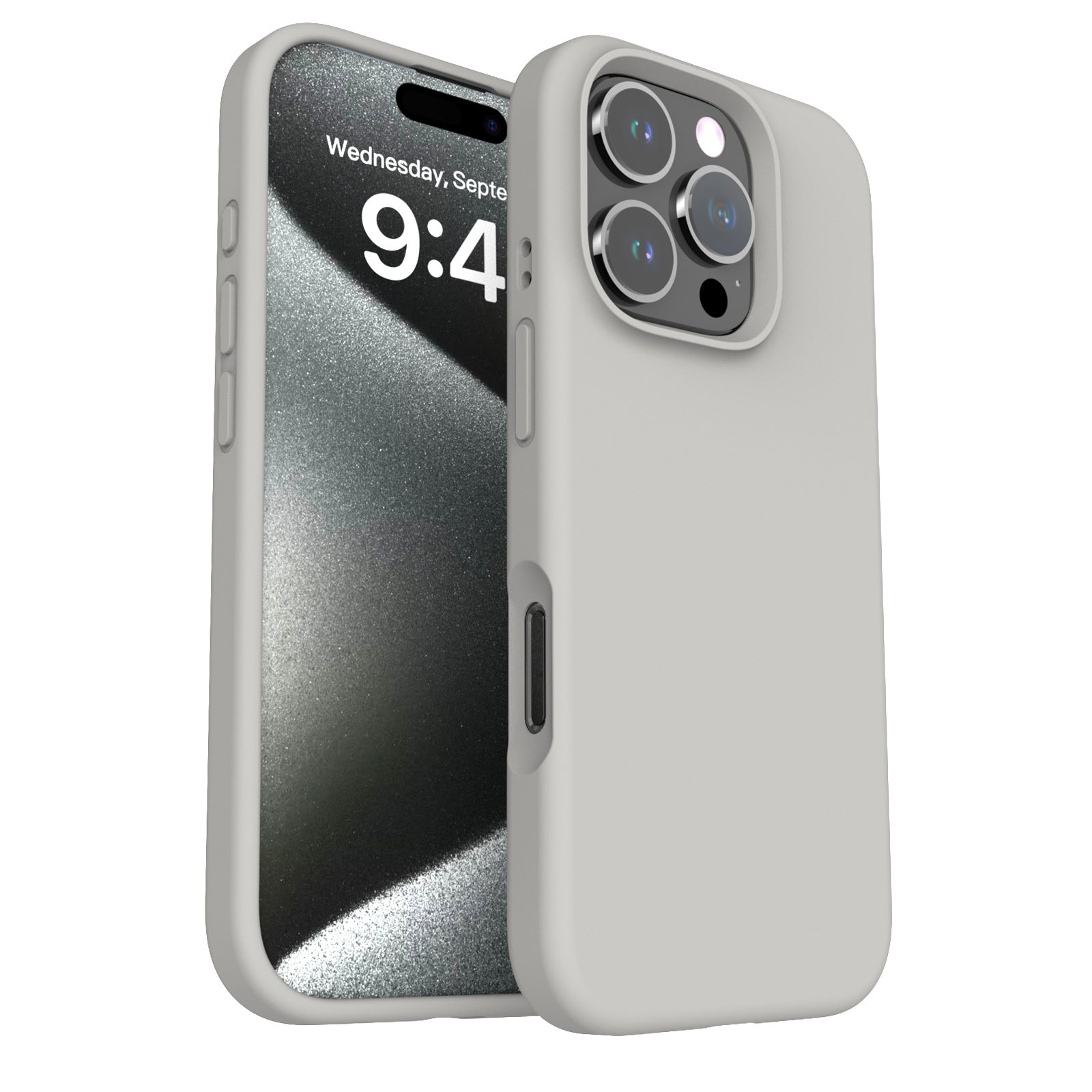 Liquid Silicone iPhone Case – Solid Color Drop-Resistant, Shockproof & Anti-Fingerprint Protective Cover