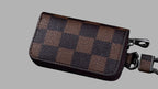 Fashion Plaid Car Key Protector – Stylish Business Key Cover