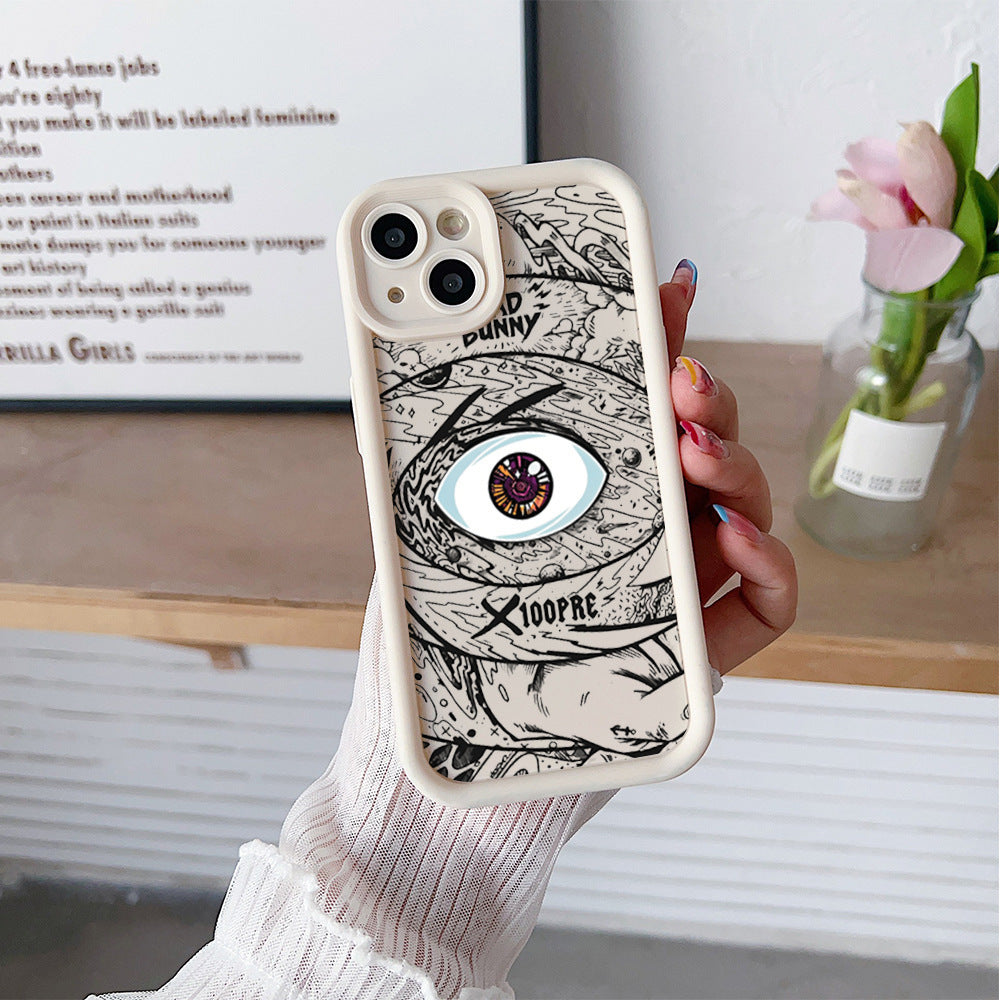 Eye of God Shockproof TPU Case for iPhone 8–14 | Full Protective Phone Cover
