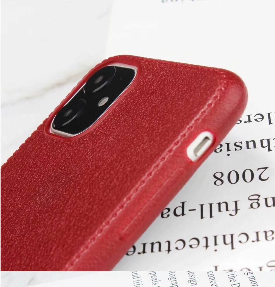 Leather Phone Case – Durable TPU Back Cover for Full Protection