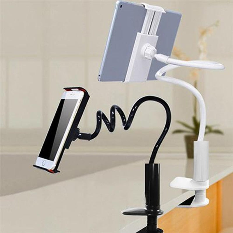 360 Degree Spiral Base Lazy Mobile Phone & Tablet Stand – Adjustable Rotating Desk Holder