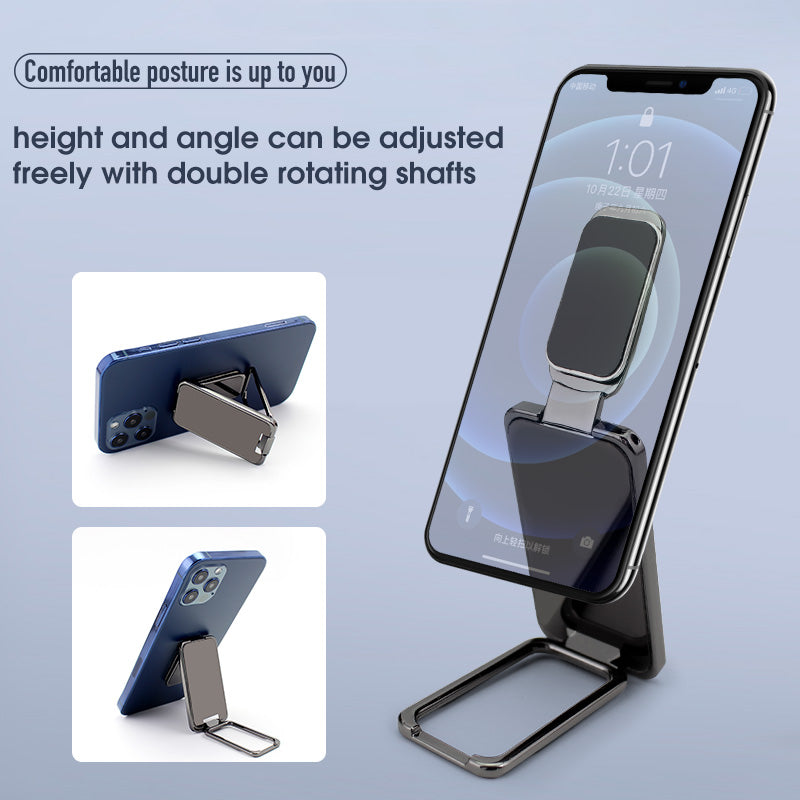 Foldable Mobile Phone Holder Ring – Retractable Desktop & Car Magnetic Stand for Smartphones, Office & Travel Accessories