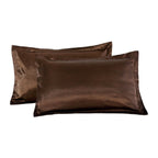 Pure Color Silk Pillowcase – Soft Luxury Single Pillow Cover for Hair & Skin