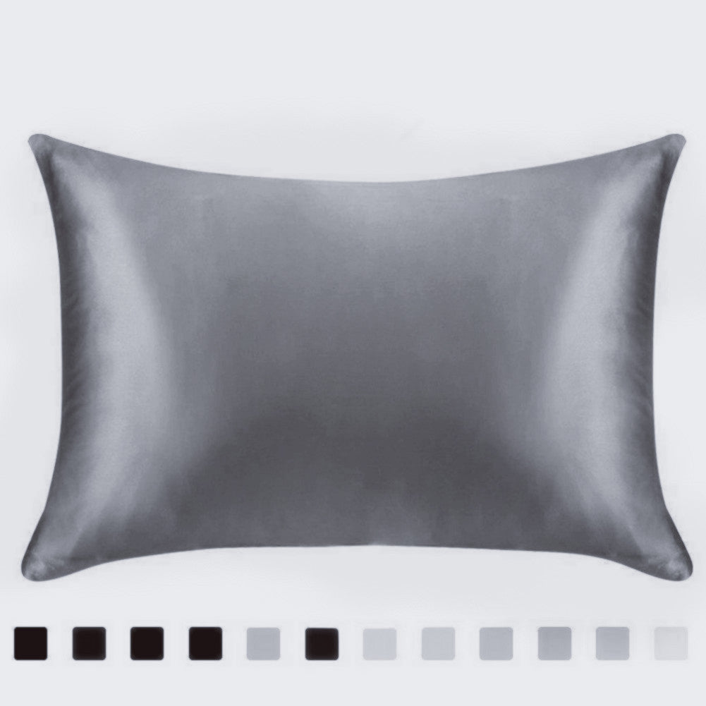 Satin Pillowcase – Solid Color Simulated Silk Ice Silk Single Pillowcase for Smooth, Soft, Luxury Sleep