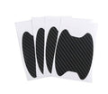 4-Piece Carbon Fiber Car Door Handle Stickers – Scratch-Resistant Protective Film for All Cars