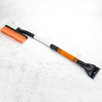 Multifunctional Car Snow Brush & Ice Scraper – Extendable Winter Windshield Snow Shovel with Foam Handle