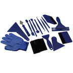 21-Piece Car Film Tool Kit – Vinyl Wrap, Tint, and Advertising Film Squeegee & Scraper Set