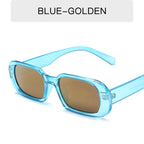 Retro Small Frame Sunglasses for Women – Candy Color AC Lenses, Colorful Fashion Shades