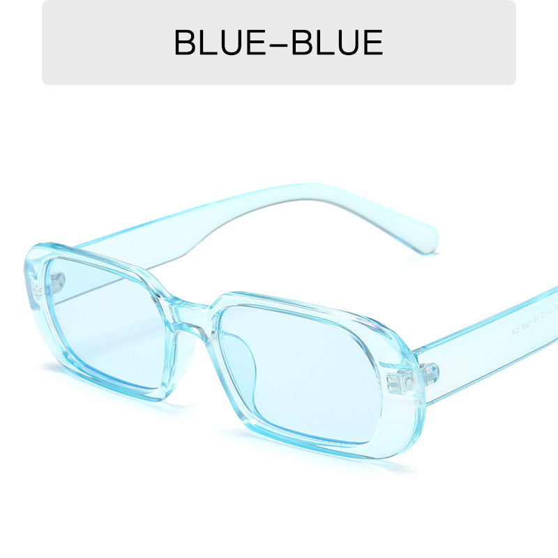 Retro Small Frame Sunglasses for Women – Candy Color AC Lenses, Colorful Fashion Shades