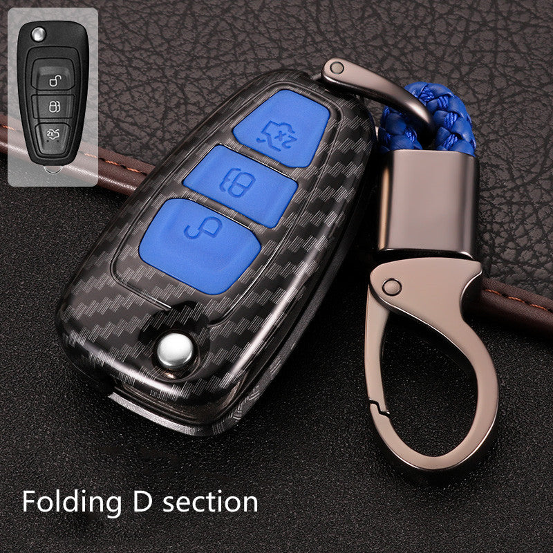 Fox Car Key Cover for Ford Maverick – Silicone Key Case Shell with Buckle