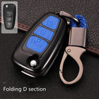 Fox Car Key Cover for Ford Maverick – Silicone Key Case Shell with Buckle