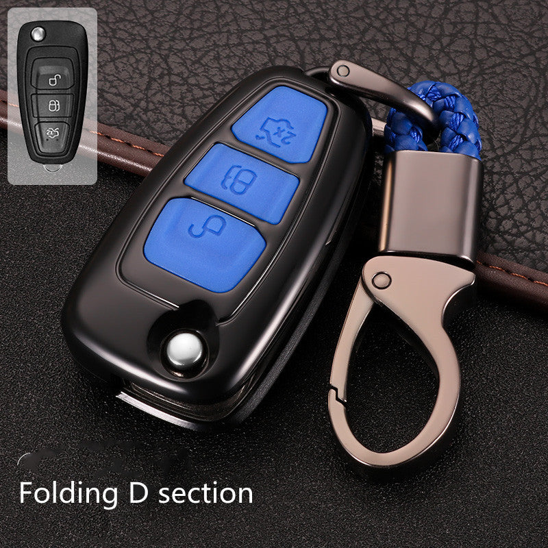 Fox Car Key Cover for Ford Maverick – Silicone Key Case Shell with Buckle