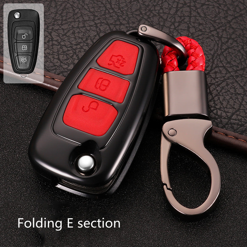 Fox Car Key Cover for Ford Maverick – Silicone Key Case Shell with Buckle