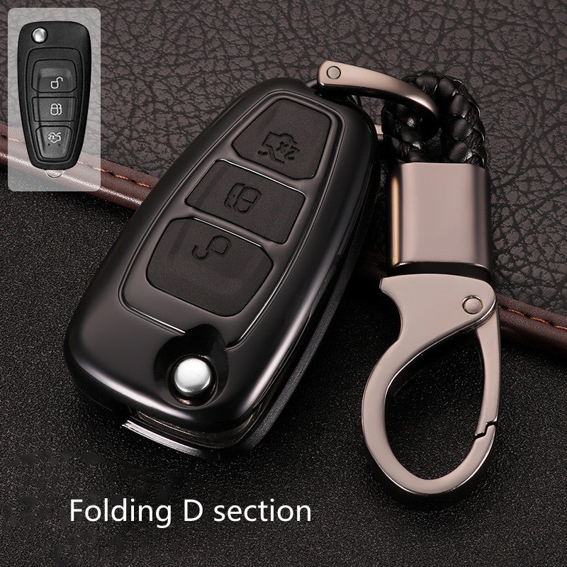 Fox Car Key Cover for Ford Maverick – Silicone Key Case Shell with Buckle