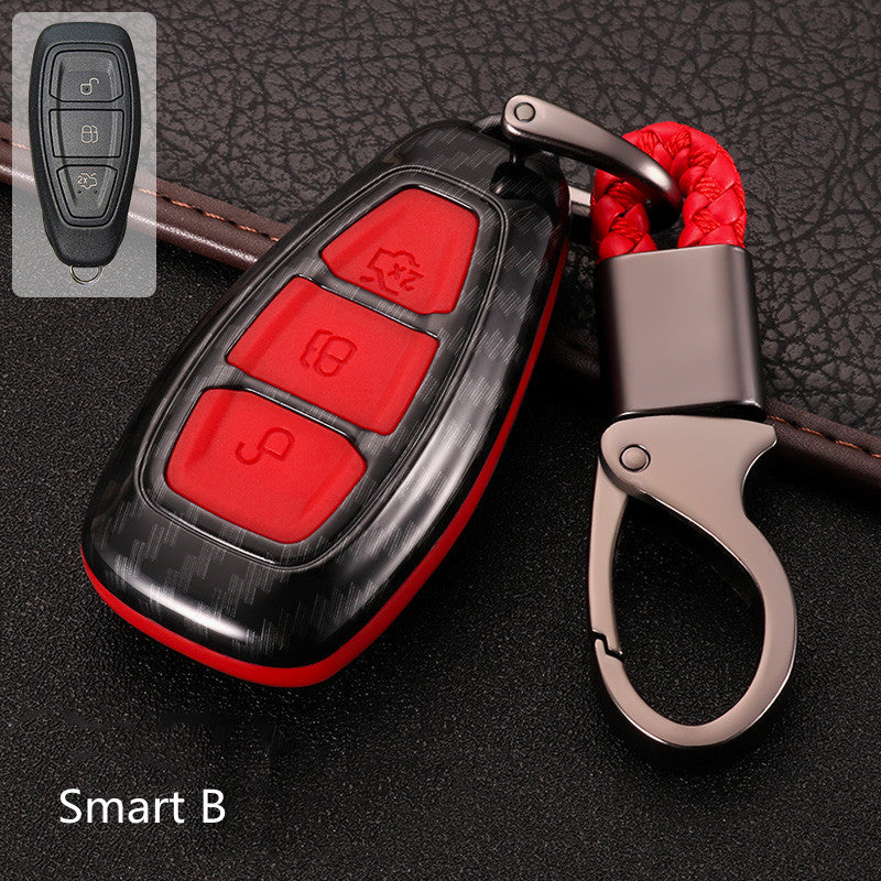 Fox Car Key Cover for Ford Maverick – Silicone Key Case Shell with Buckle