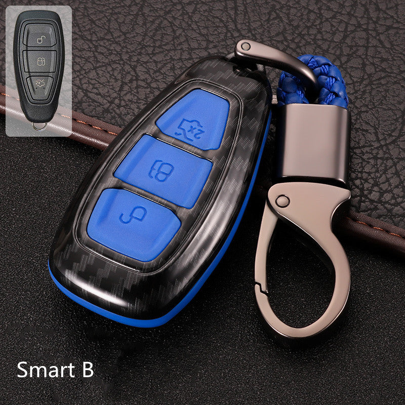 Fox Car Key Cover for Ford Maverick – Silicone Key Case Shell with Buckle