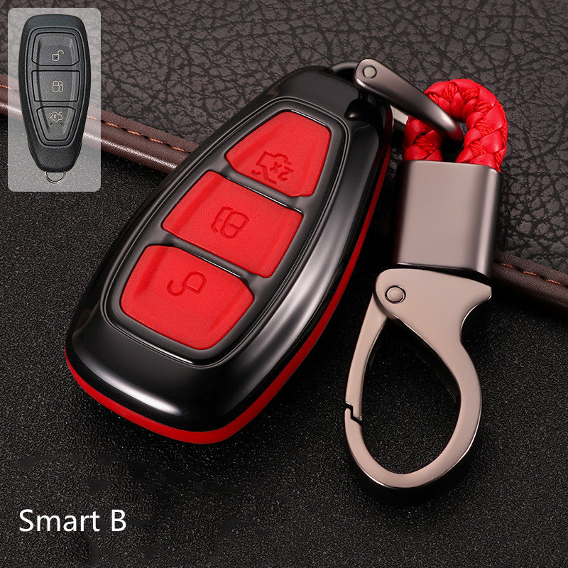 Fox Car Key Cover for Ford Maverick – Silicone Key Case Shell with Buckle