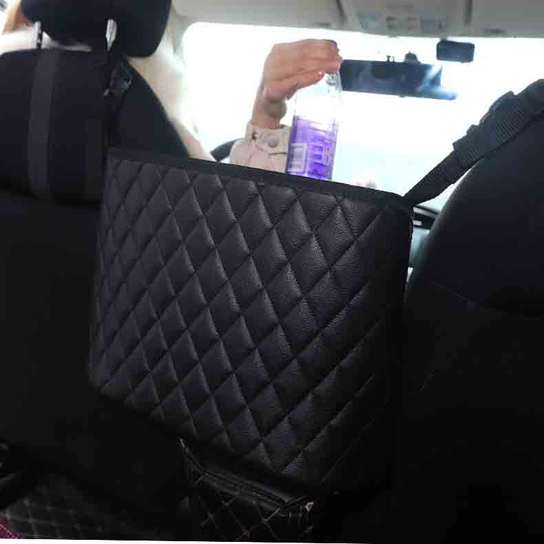 Car Storage Bag & Handbag Holder – Middle Seat Organizer for Auto Interior
