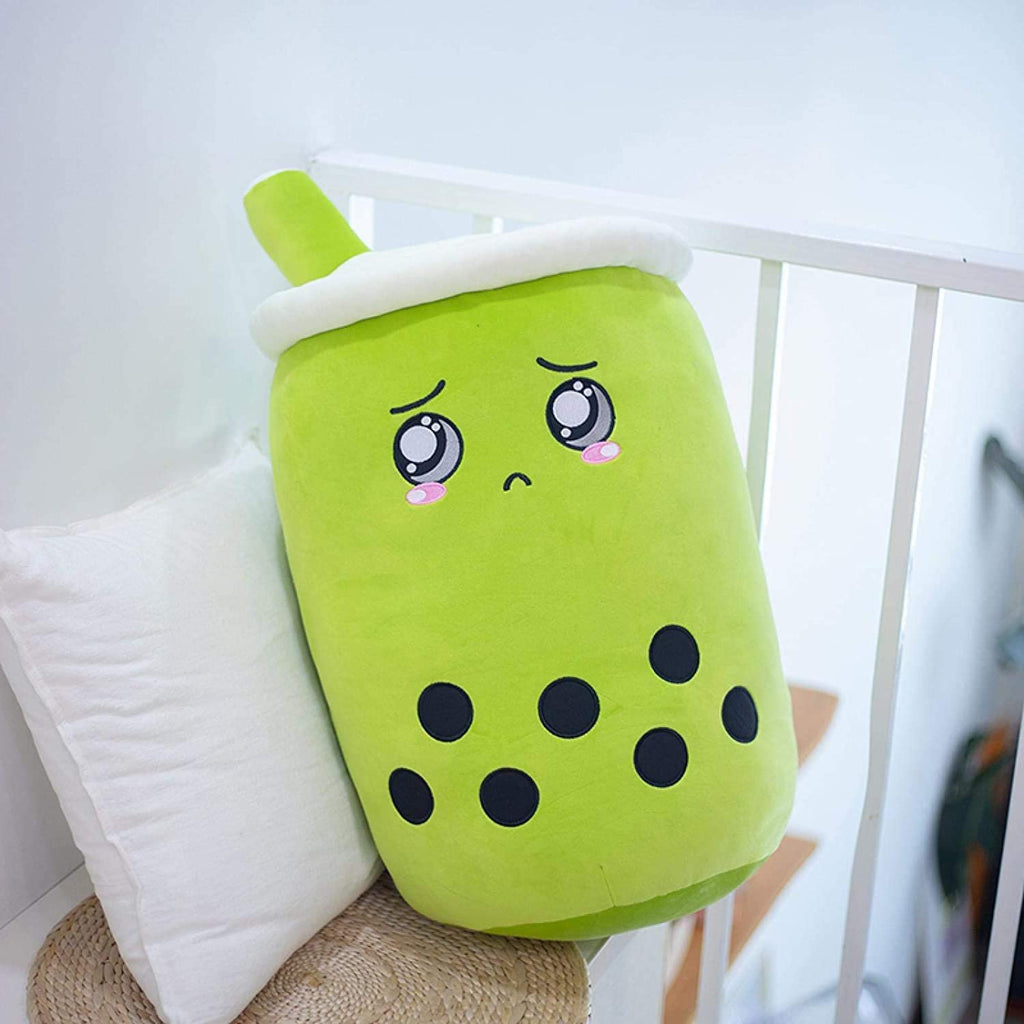 Cute Fruit Drink Plush Strawberry Milk Tea Boba Tea Cup Toy – Soft Stuffed Pillow Cushion Gift