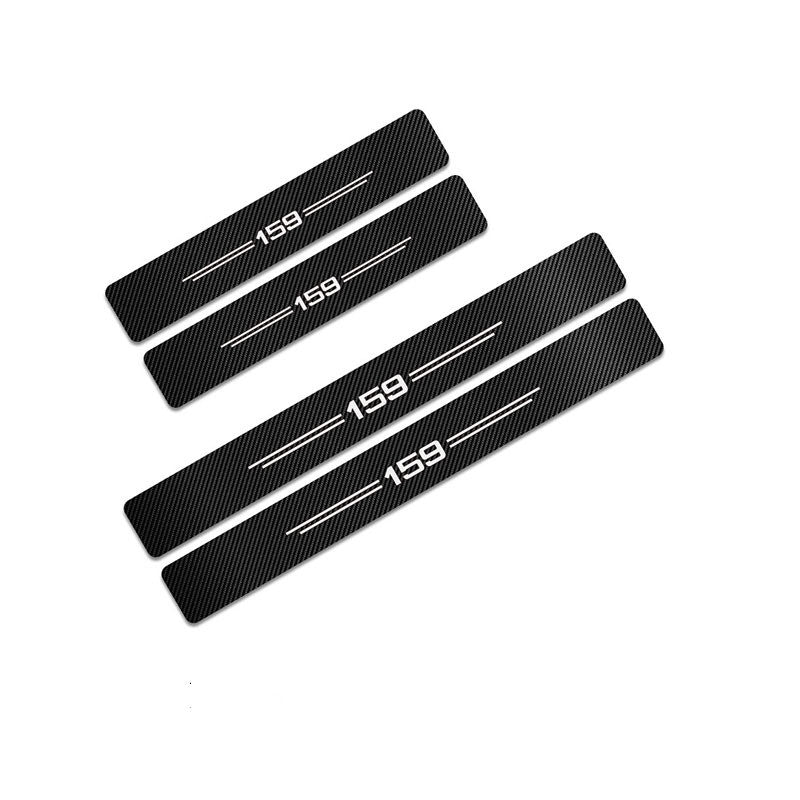 Carbon Fiber Car Threshold Strip – Universal Decorative & Protective Door Sill Sticker