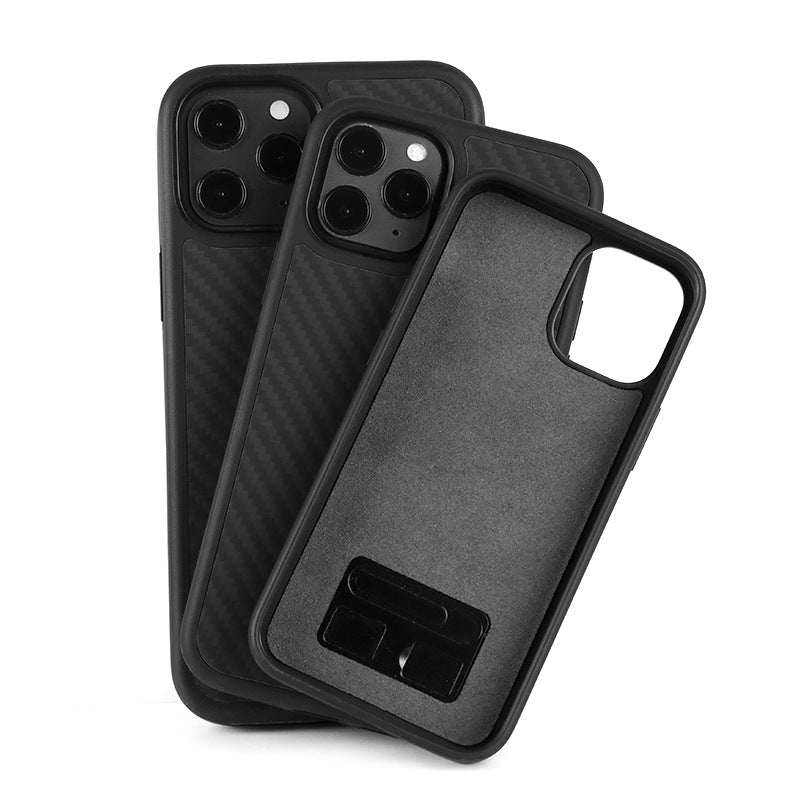 Wooden Phone Case for Apple – Handmade TPU & Kevlar Back Cover, Waterproof & Shockproof