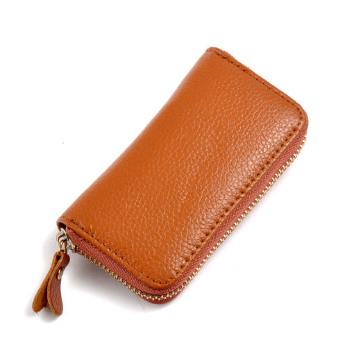 Leather Men’s Card Holder Car Key Case – Premium Key Wallet