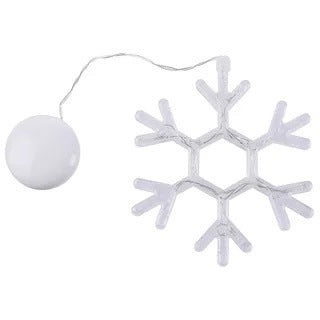 Christmas LED Suction Cup Chandelier – Battery-Powered Santa, Snowman & Elk Holiday Window Lights