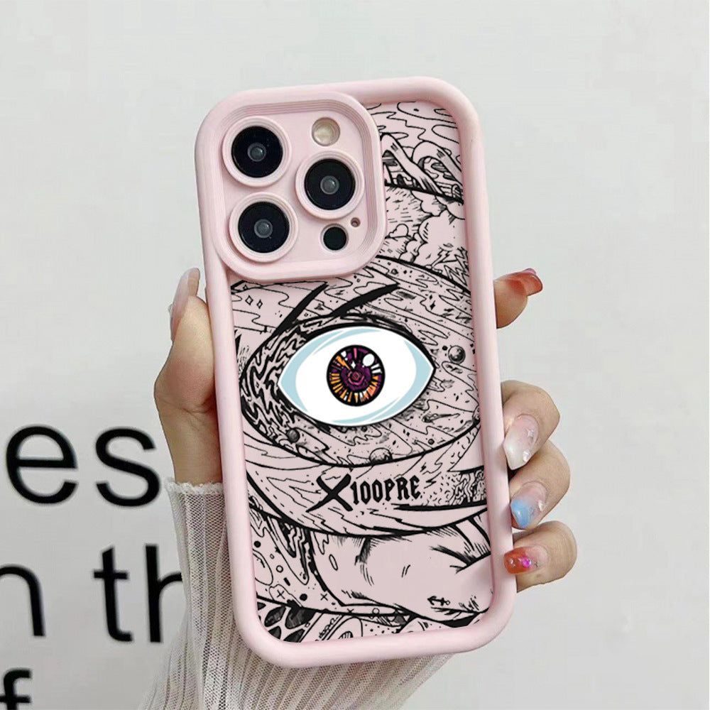 Eye of God Shockproof TPU Case for iPhone 8–14 | Full Protective Phone Cover