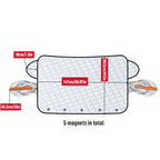 Universal Car Windshield Snow Cover – Magnetic Winter Ice & Frost Guard Protector