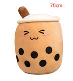 Cute Fruit Drink Plush Strawberry Milk Tea Boba Tea Cup Toy – Soft Stuffed Pillow Cushion Gift