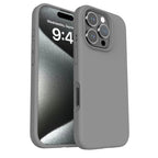 Liquid Silicone iPhone Case – Solid Color Drop-Resistant, Shockproof & Anti-Fingerprint Protective Cover