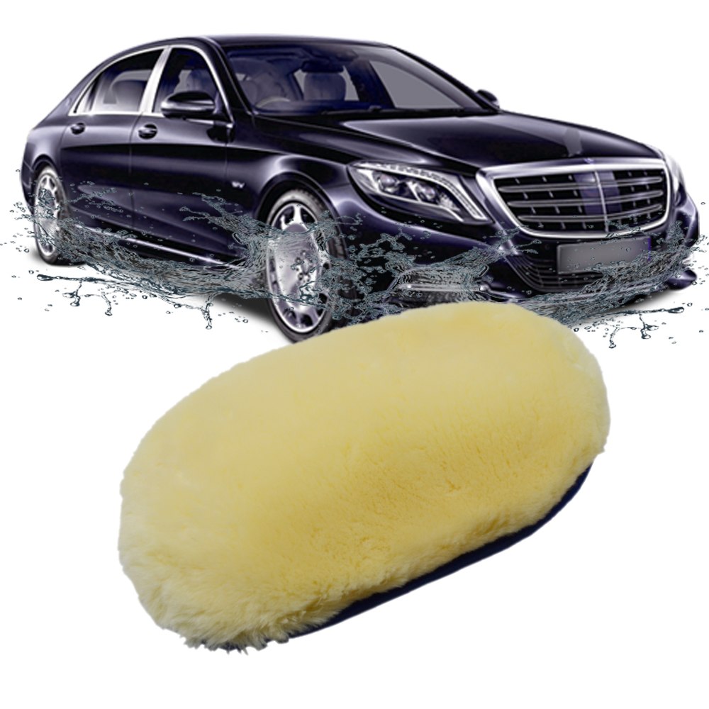 Artificial Wool Car Wash Mitt – Soft Scratch-Free Cleaning Glove for Car Detailing & Auto Care