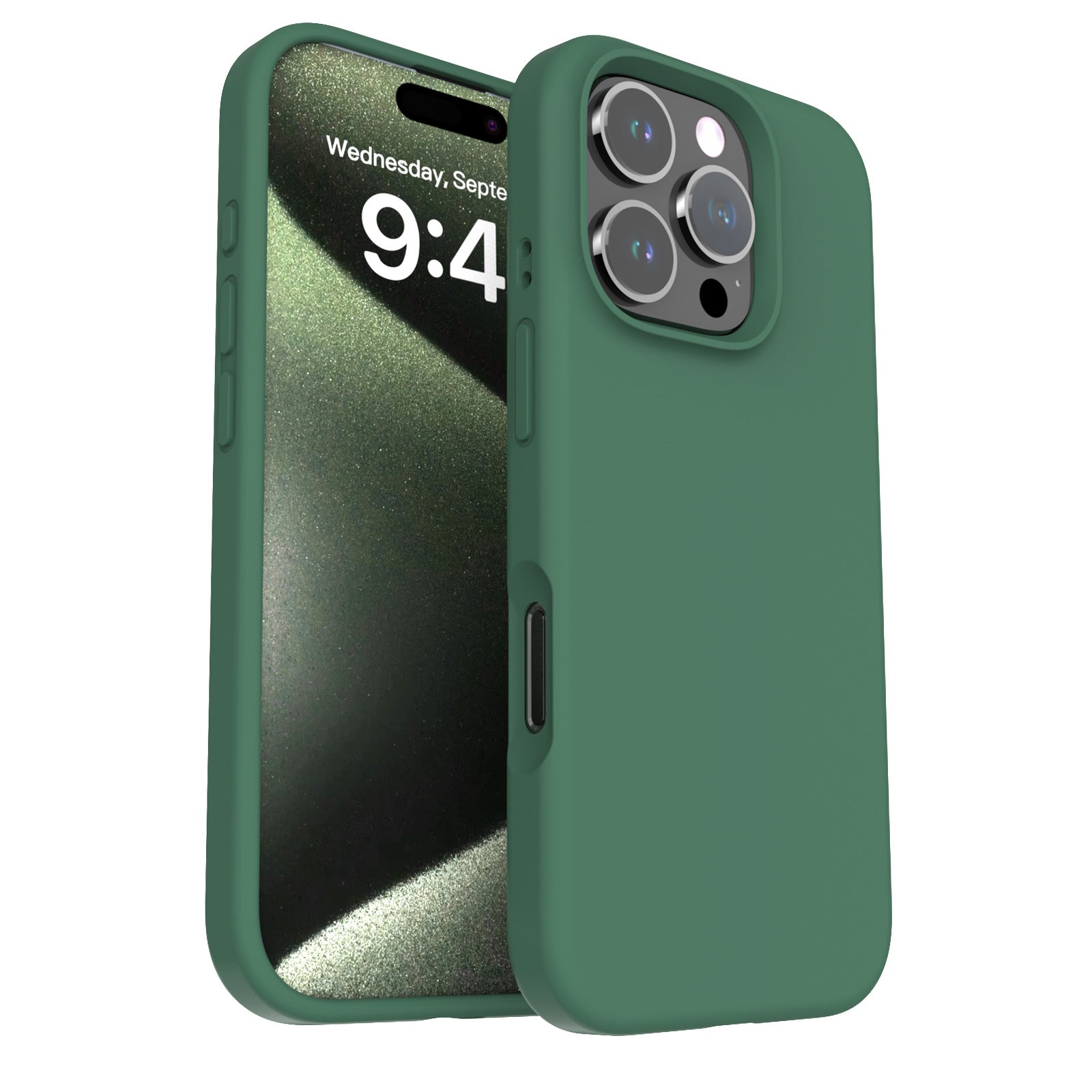 Liquid Silicone iPhone Case – Solid Color Drop-Resistant, Shockproof & Anti-Fingerprint Protective Cover