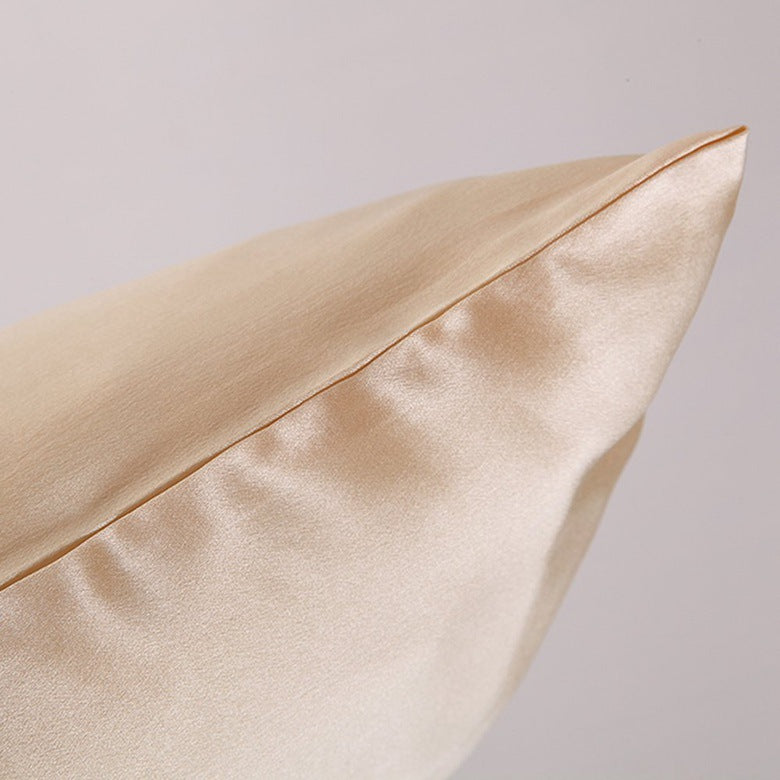 Satin Pillowcase – Solid Color Simulated Silk Ice Silk Single Pillowcase for Smooth, Soft, Luxury Sleep