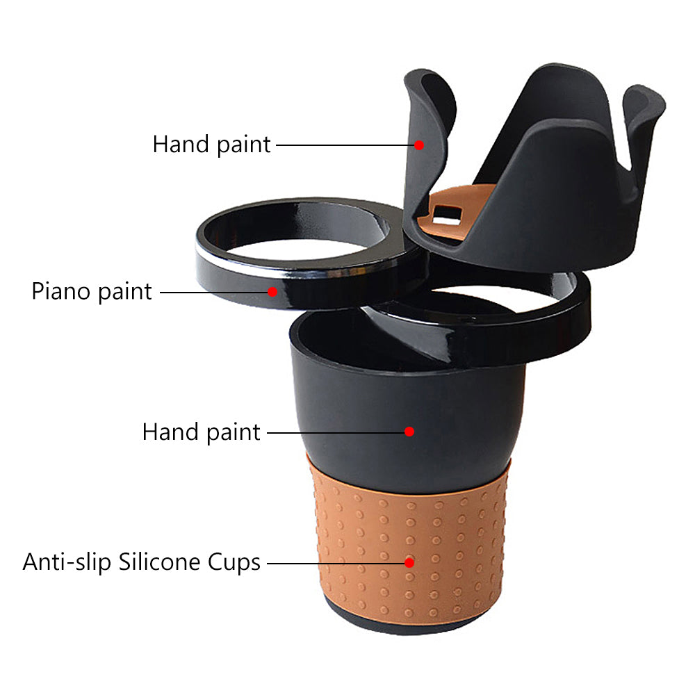 Car Cup Holder Door Mount – ABS Rubber Drink Bottle & Can Holder for Car & Truck Interior