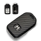 Carbon Fiber Car Key Cover Shell with Buckle – Protective Key Case