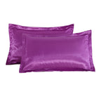 Pure Color Silk Pillowcase – Soft Luxury Single Pillow Cover for Hair & Skin