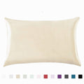 Satin Pillowcase – Solid Color Simulated Silk Ice Silk Single Pillowcase for Smooth, Soft, Luxury Sleep