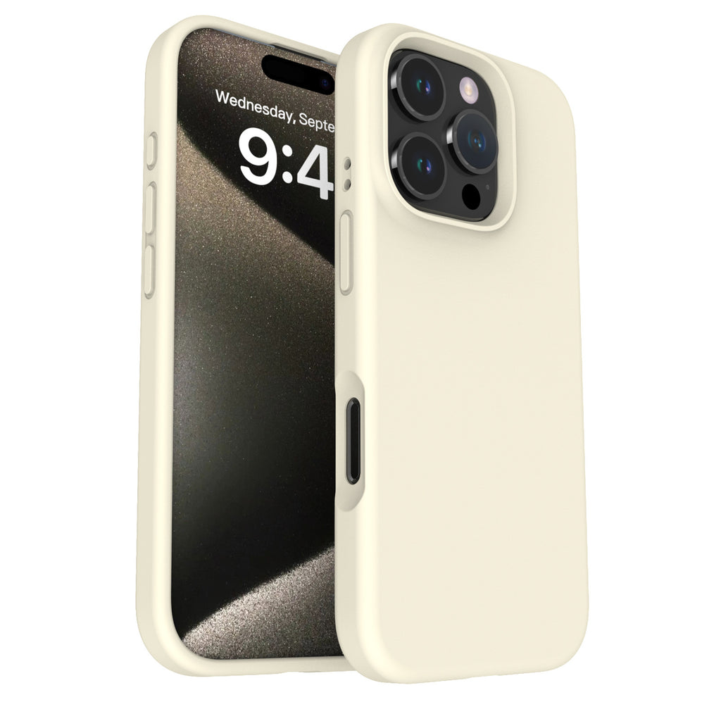 Liquid Silicone iPhone Case – Solid Color Drop-Resistant, Shockproof & Anti-Fingerprint Protective Cover