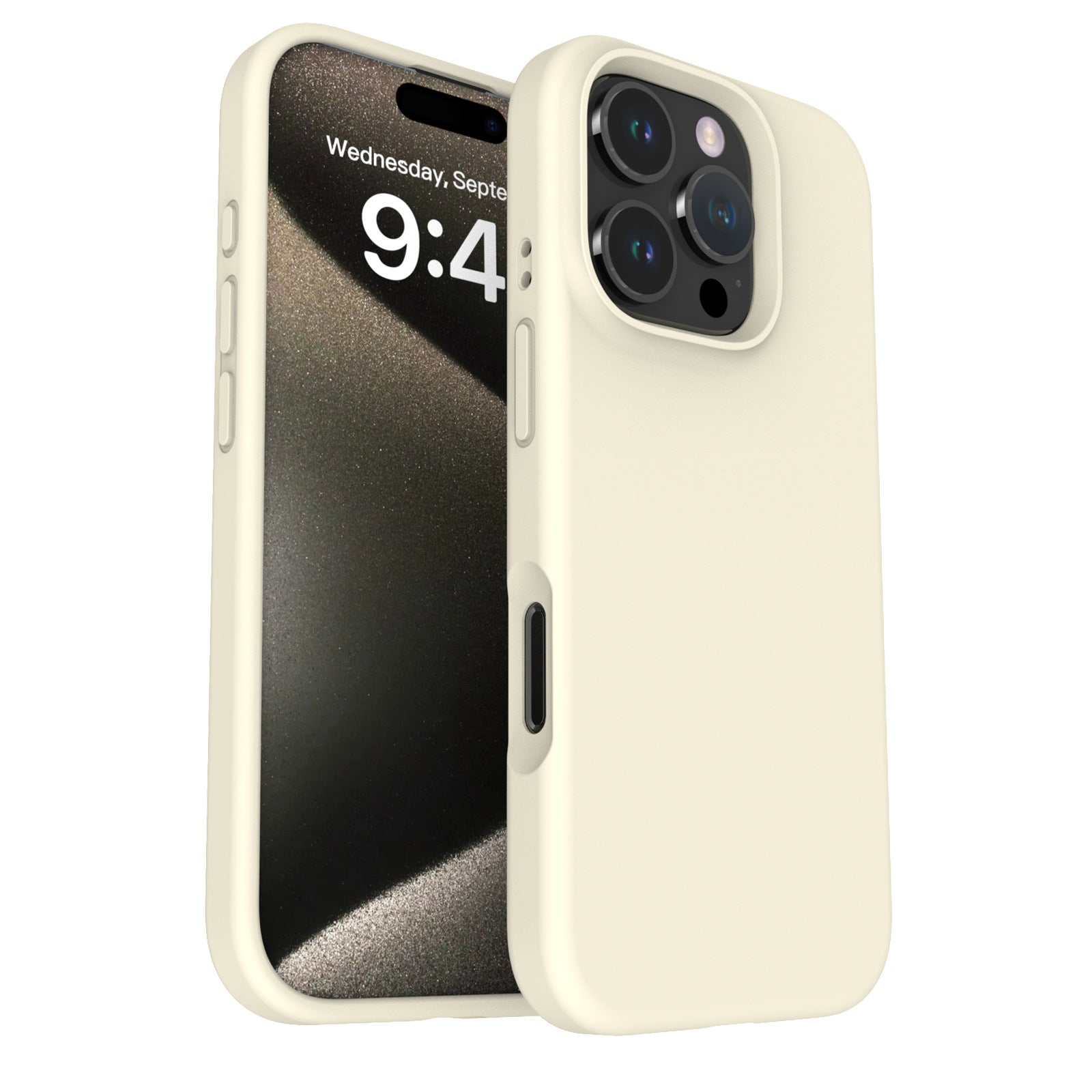 Liquid Silicone iPhone Case – Solid Color Drop-Resistant, Shockproof & Anti-Fingerprint Protective Cover