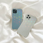 Laser Colorful ‘Love’ Double-Sided Silicone Phone Case – Protective Stylish Cover