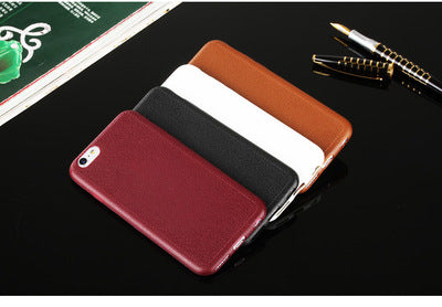 Leather Phone Case – Durable TPU Back Cover for Full Protection