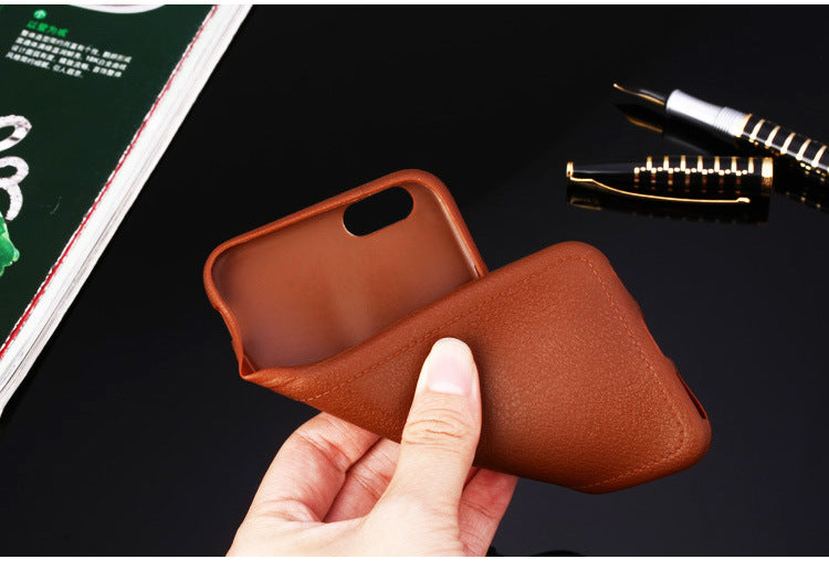 Leather Phone Case – Durable TPU Back Cover for Full Protection