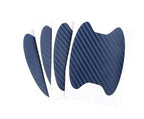 4-Piece Carbon Fiber Car Door Handle Stickers – Scratch-Resistant Protective Film for All Cars