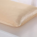 Satin Pillowcase – Solid Color Simulated Silk Ice Silk Single Pillowcase for Smooth, Soft, Luxury Sleep