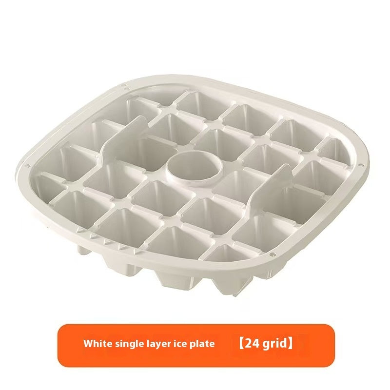 Press-Type Portable Ice Tray – Large-Capacity 48-Cube Ice Maker, Food-Grade Plastic
