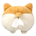 Cute Corgi Butt Tissue Box Cover – Soft Hanging Storage Bag Tissue Holder for Car & Home