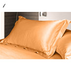 Pure Color Silk Pillowcase – Soft Luxury Single Pillow Cover for Hair & Skin
